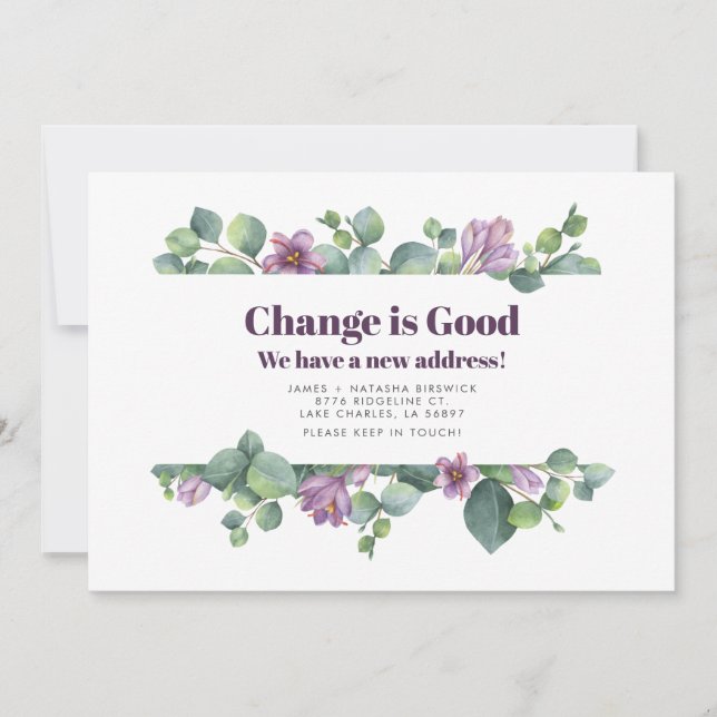 Anúncio Novo endereço residencial Eucalyptus movendo (Frente)