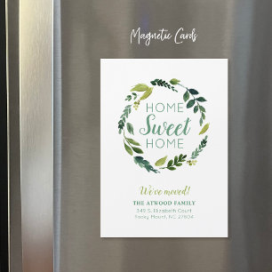 Anúncio novo magnético do endereço das hortali