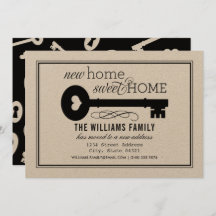 Novo Movimento da Chave Vintage Black Kraft Home S