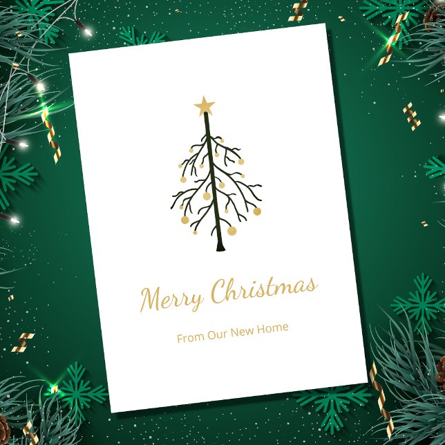 Anúncio Novo Movimento Verde Dourado da Árvore de Natal em (Criador carregado)