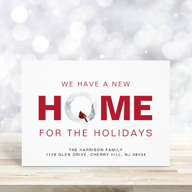 Anúncio Novo Natal em Movimento de Férias Vermelhas no Nat (Criador carregado)