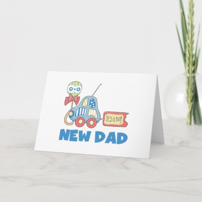 Anúncio Novo papai de carro é um menino (Frente)