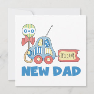 Anúncio Novo papai do carro é presentes de um menino