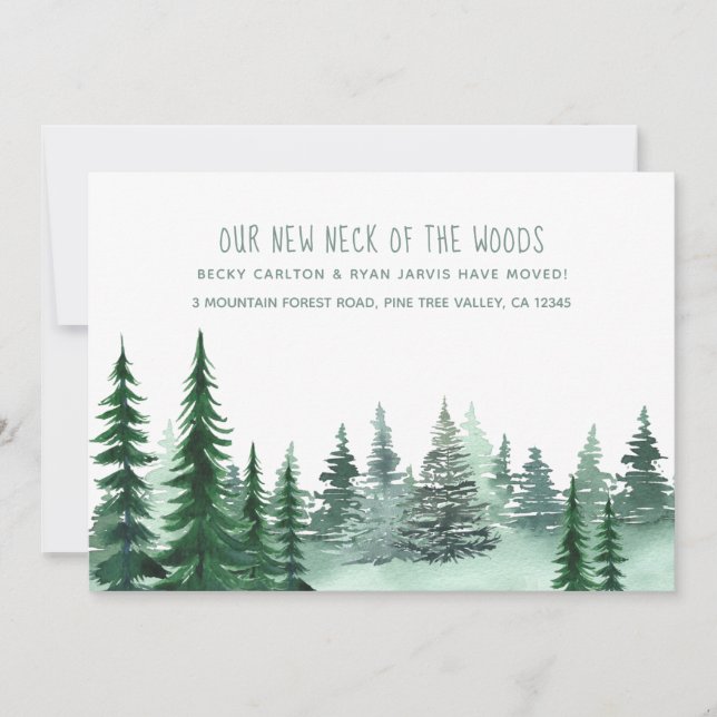 Anúncio Novo Pescoço da Floresta Florestal Florestal em Mo (Frente)