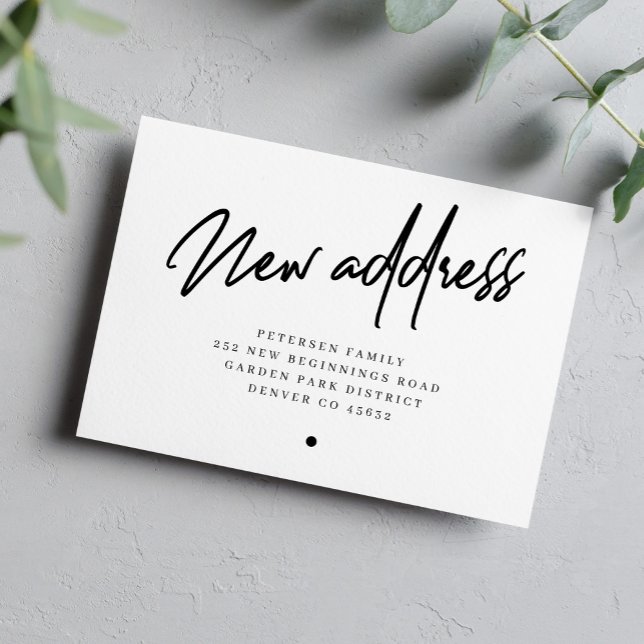 Anúncio Novo script moderno de endereço em movimento (Criador carregado)