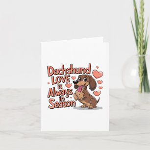 Anúncio O Amor por Dachshund Está Sempre na Moda