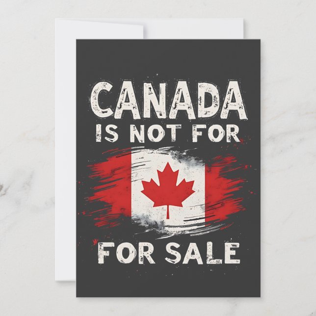 Anúncio O Canadá não é para ser presidente de galera (Frente)