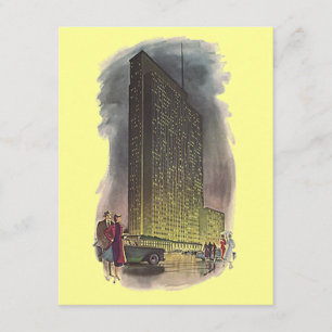 Anúncio O estilo retro de Deco moveu o arranha-céus dos