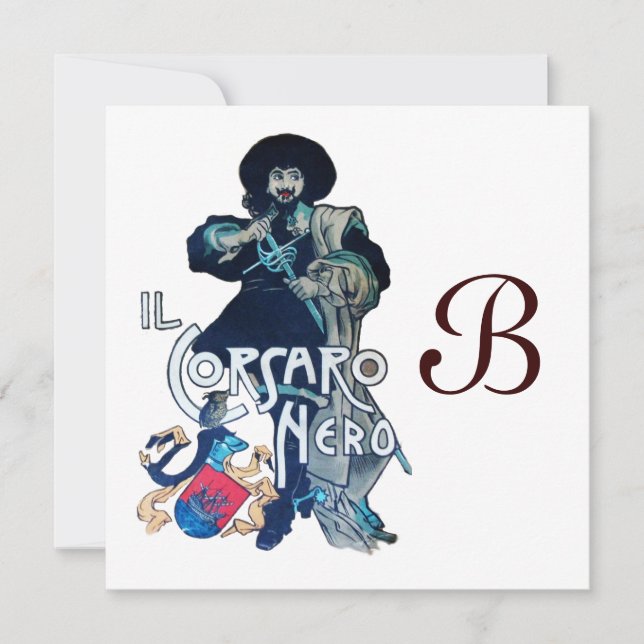 Anúncio O gelo NEGRO DO MONOGRAMA DO CORSAIR (Frente)