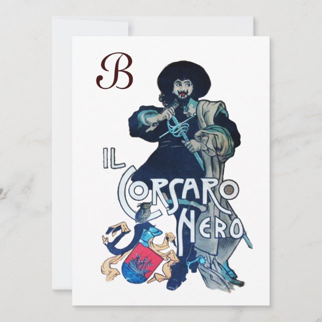 Anúncio O gelo NEGRO DO MONOGRAMA DO CORSAIR (Frente)