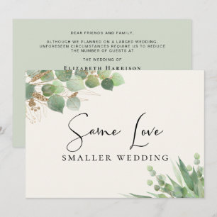 Anúncio O Mesmo Amor Casamento Menor Eucalipto