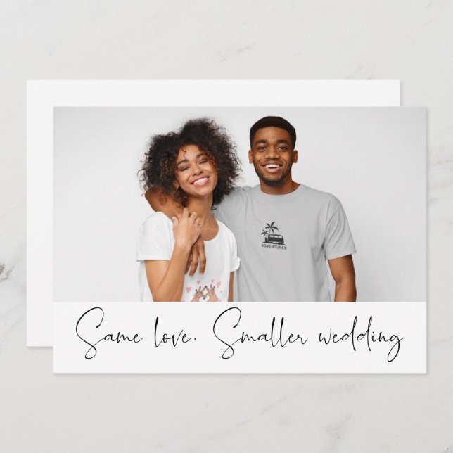 Anúncio O Mesmo Amor Casamento Menor Redimensionamento Rot (Frente/Verso)