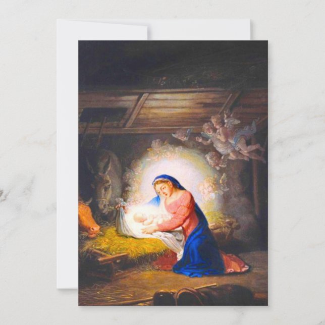 Anúncio O Nascimento de Cristo (Frente)