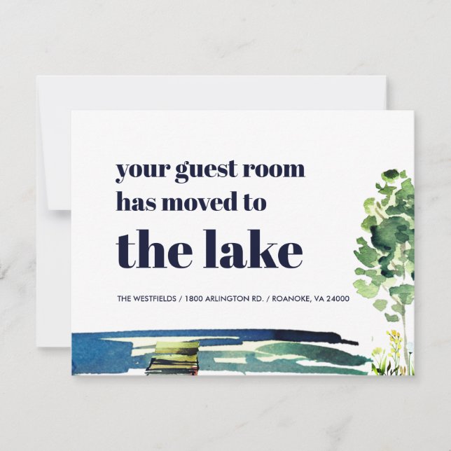 Anúncio O seu quarto convidado mudou-se para o lago New Ho (Frente)