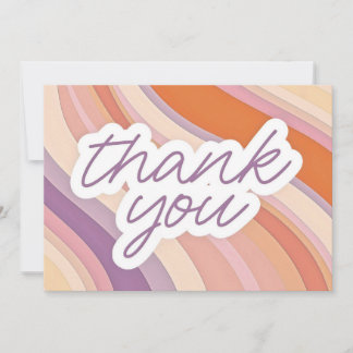Anúncio Obrigado Pastel Gradient Card