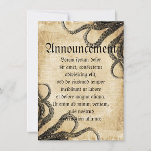 Anúncio Octopus Vintage