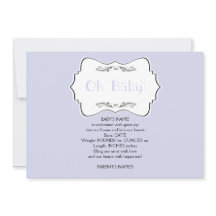 Oh Baby in Blue Baby Announing