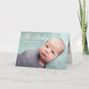 Anúncio Oi, Baby Photo Elegante Simple Chic Newborn