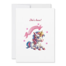 "Olá, Baby Unicorn", Design Birth