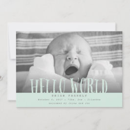 Anúncio Olá, hortelã-nuvens do mundo