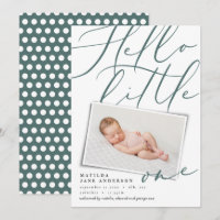 Olá, pequena foto moderna