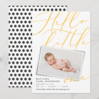 Olá, tipografia de fotos do amarelo moderno 1