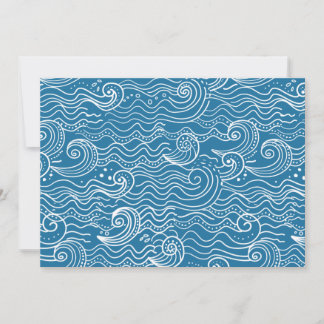 Anúncio Ondas de Verão Azul e Branco