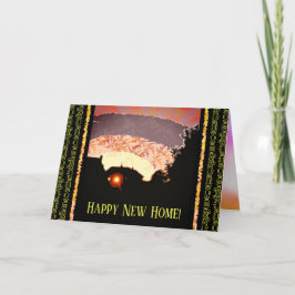 Anúncio original de nova casa feliz