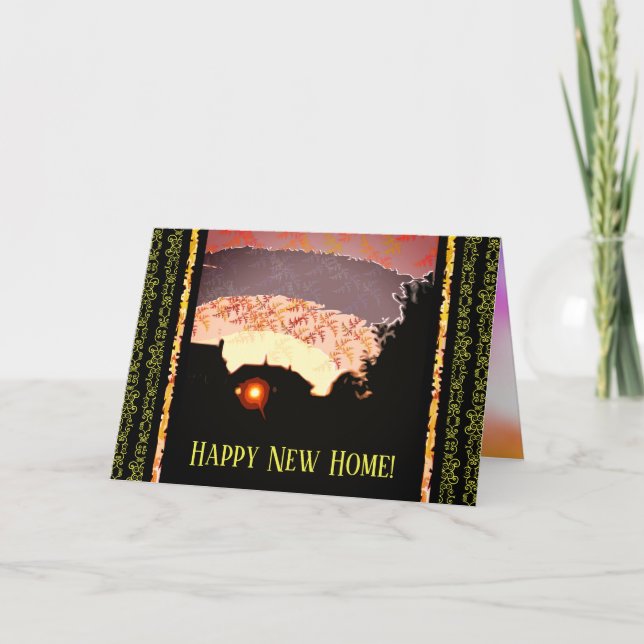 Anúncio original de nova casa feliz (Frente)