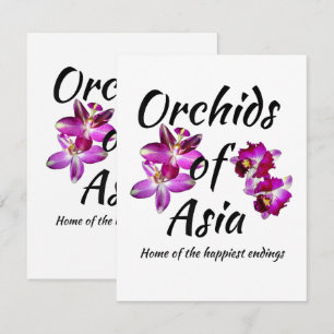 Anúncio Orquídeas da Ásia