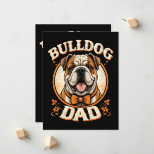 Anúncio Pai Bulldog – Dia dos Pais com Bulldog Vintage Fof