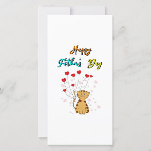 Anúncio Pai de Gatinho feliz presente do Pai de Dia de os