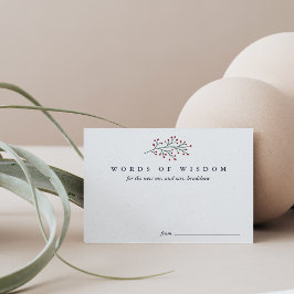 Anúncio Palavras de Sabedoria de Holly e Pine para os Recé