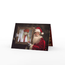 Papais noeis do Mundo Antigo com Foto Enquadrada |