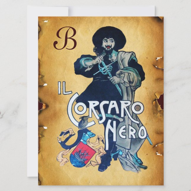 ANÚNCIO PAPEL DO MONOGRAMA DE CORSAIR PRETO (Frente)