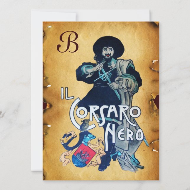 ANÚNCIO PAPEL DO MONOGRAMA DE CORSAIR PRETO (Frente)