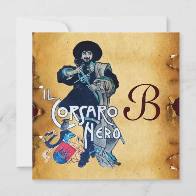 ANÚNCIO PAPEL DO MONOGRAMA DE CORSAIR PRETO (Frente)