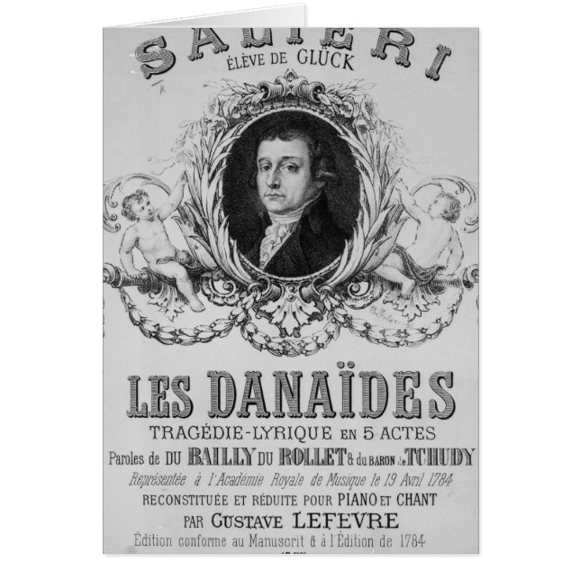 Anúncio para "Les Danaides" (Frente)