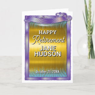 Anúncio Parabéns Feliz Reforma