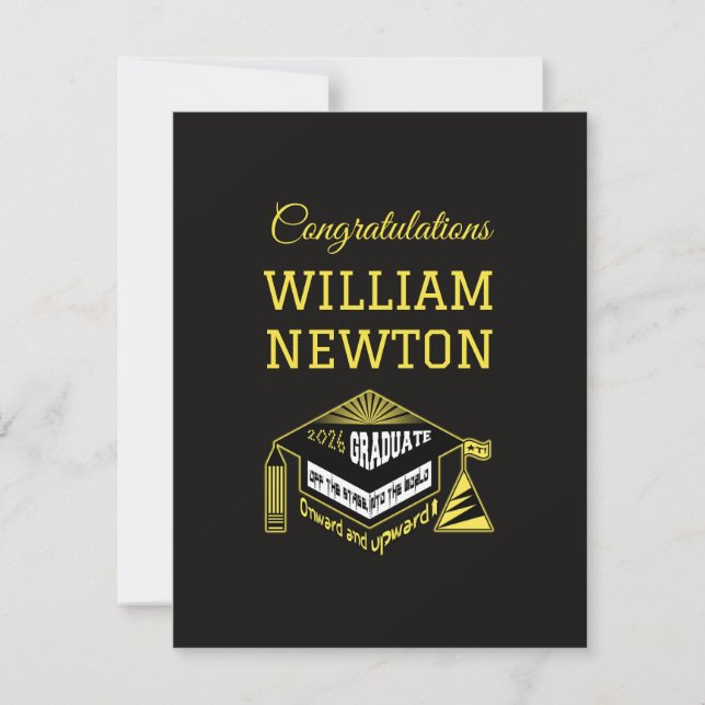 Anúncio Parabéns, Graduado de 2026! (Frente)