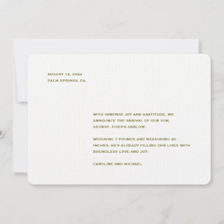 Anúncio Parto neutro de gênero minimalista