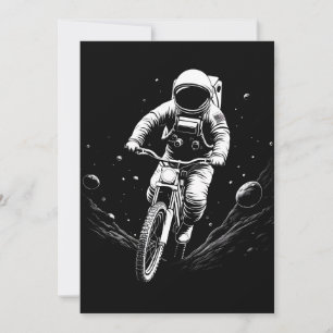 Anúncio Passeio de Bicicleta do Astronauta Cósmico Aventur