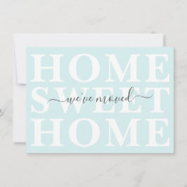 Anúncio Pastel Aqua Home Sweet Home