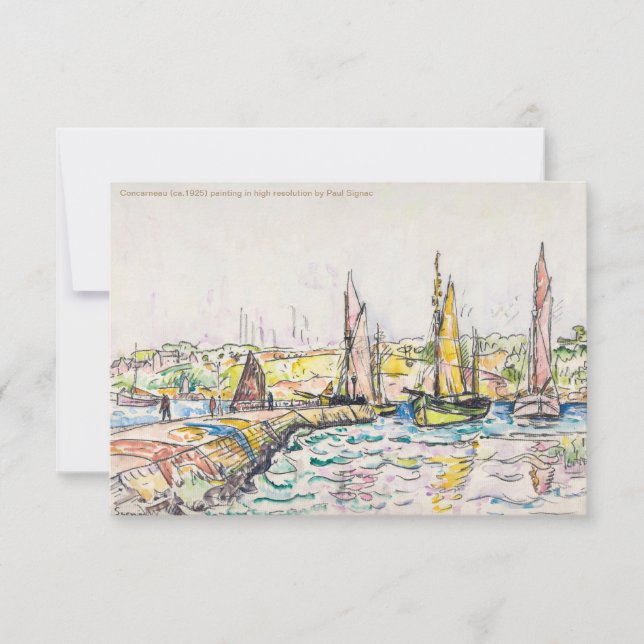 Anúncio Paul Signac-Petit Andely-The River Bank 1920-1929 (Frente)