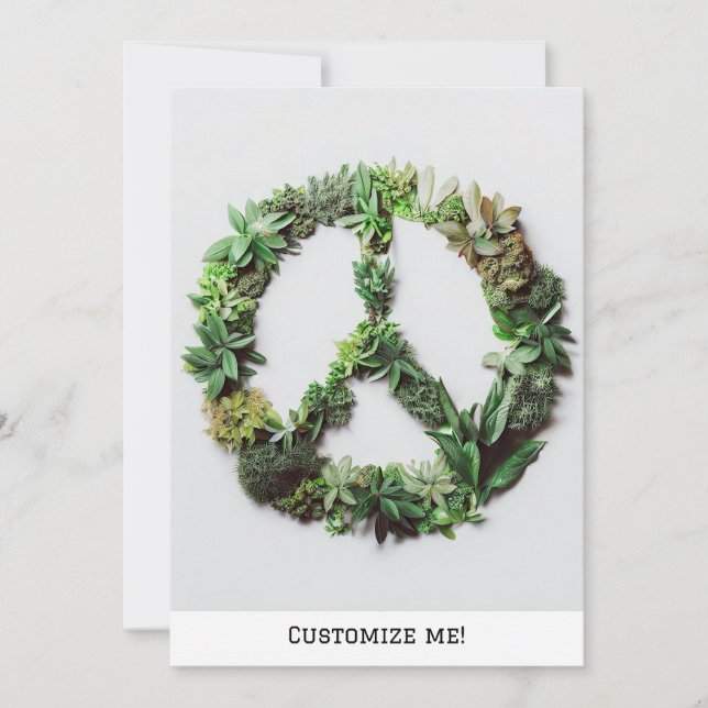 Anúncio Paz verde (Frente)