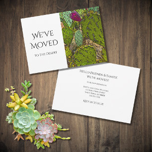 Anúncio Pera-Pera-Pica-Cacto Nós movemos-nos Vermelho Simp