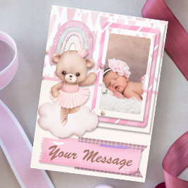 Anúncio Personalizado Conheça Nosso Novo Bebê 