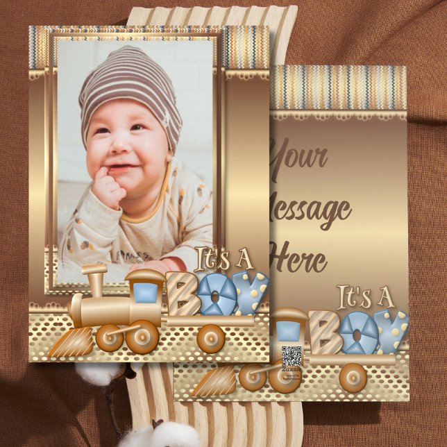 Anúncio Personalizado Conheça o Nosso Novo Bebê  (Criador carregado)