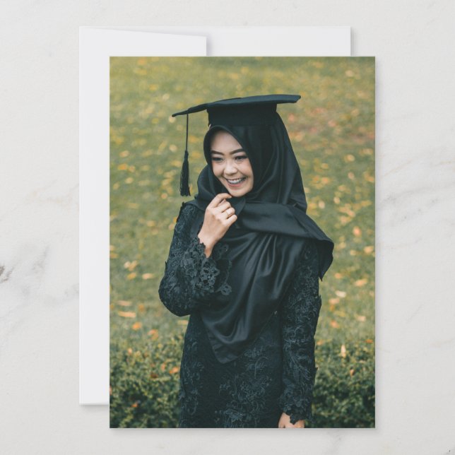 Anúncio Personalizado de Formatura com Foto (Frente)