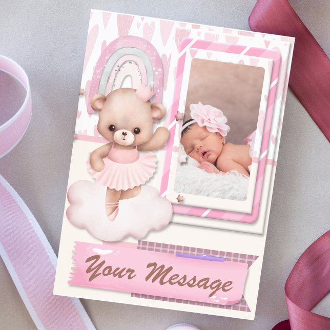 Anúncio Personalizado do Nosso Novo Bebê  (Criador carregado)